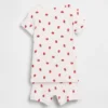 Baby & Toddler Organic Brushed Cotton Strawberry Pj Short Set