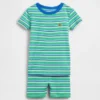 Baby & Toddler Organic Brushed Cotton Stripe Pj Short Set