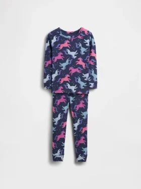Baby & Toddler Organic Brushed Cotton Unicorn Pj Set