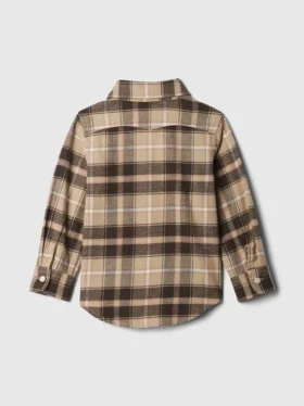 Baby & Toddler Organic Cotton Flannel Shirt