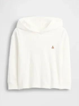Baby & Toddler Organic Cotton Hooded T-Shirt