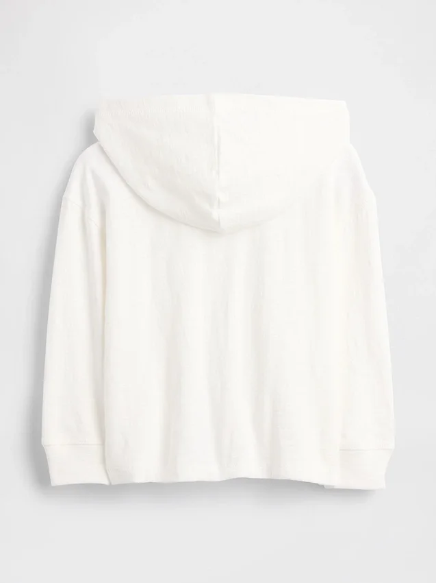 Baby & Toddler Organic Cotton Hooded T-Shirt