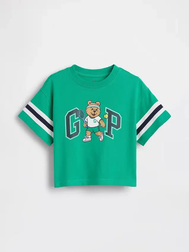 Baby & Toddler Oversized Brannan Bear Varsity Graphic Logo T-Shirt