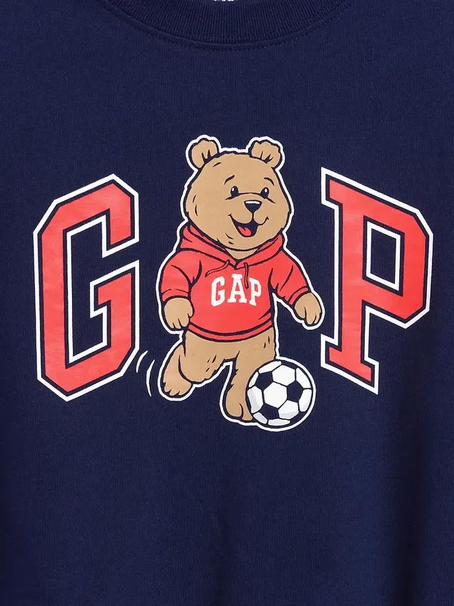 Baby & Toddler Oversized Brannan Bear Varsity Graphic Logo T-Shirt