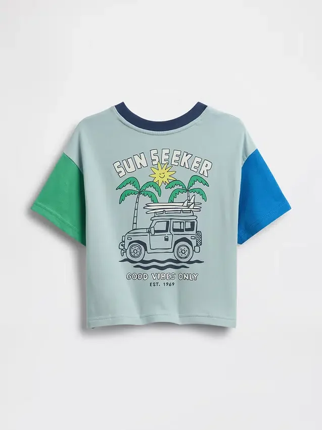 Baby & Toddler Oversized Graphic T-Shirt