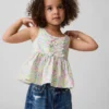 Baby & Toddler Peplum Bow Tank Top