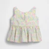 Baby & Toddler Peplum Bow Tank Top