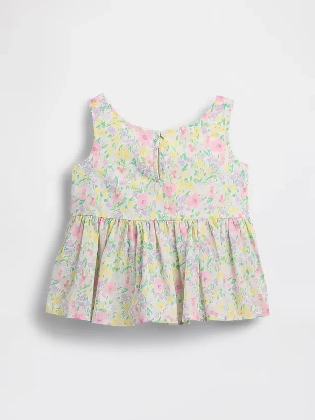 Baby & Toddler Peplum Bow Tank Top