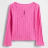 Baby & Toddler Pointelle Bow Top