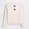 Baby & Toddler Pointelle Bow Top