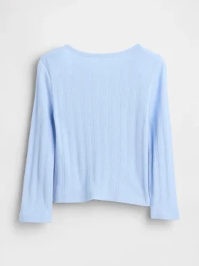 Baby & Toddler Pointelle Bow Top
