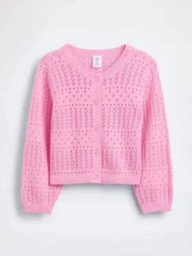 Baby & Toddler Pointelle Cardigan Sweater