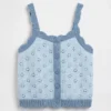Baby & Toddler Pointelle Colorblock Sweater Tank