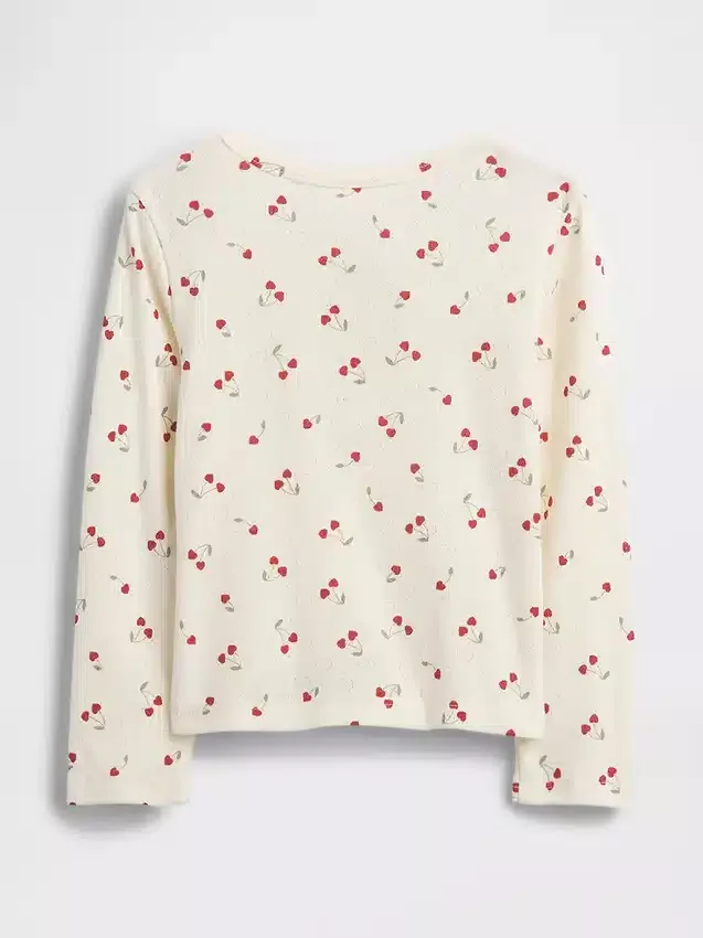 Baby & Toddler Pointelle Henley Top