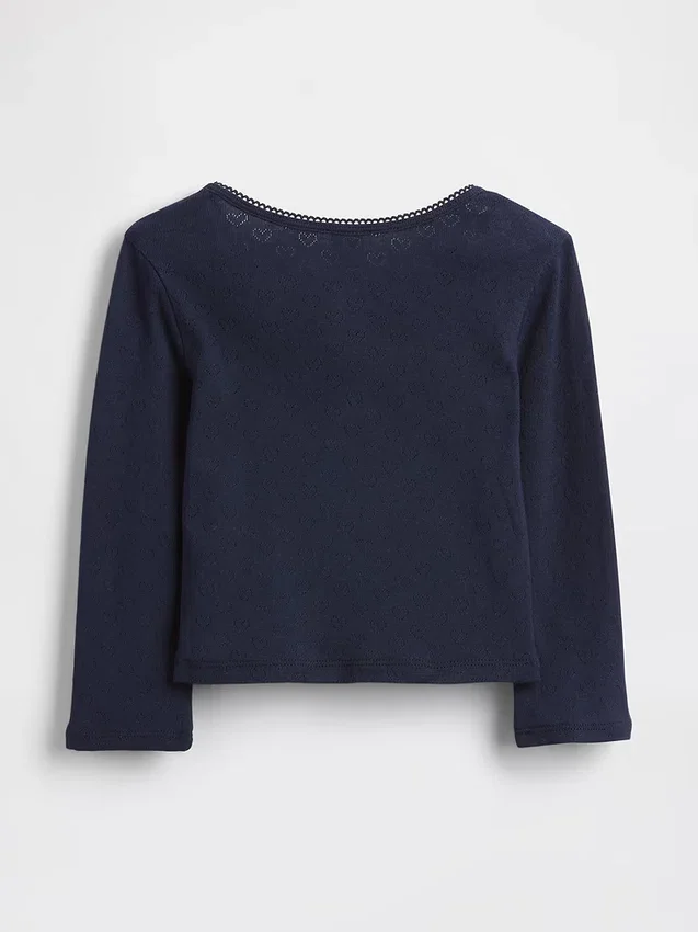 Baby & Toddler Pointelle Henley Top
