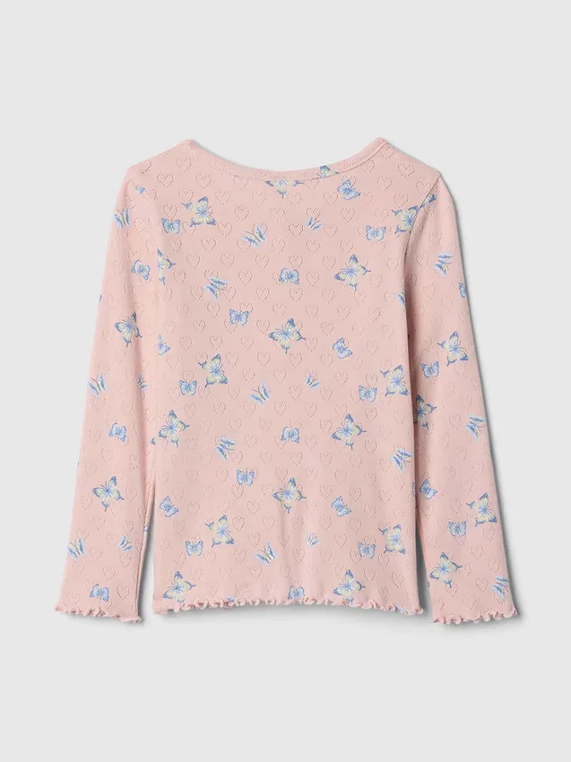 Baby & Toddler Pointelle Henley Top