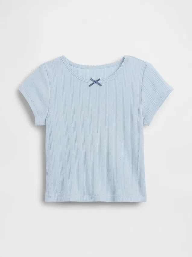Baby & Toddler Pointelle Rib T-Shirt