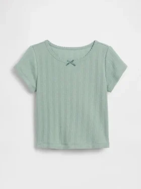 Baby & Toddler Pointelle Rib T-Shirt