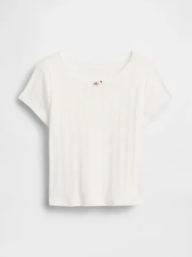 Baby & Toddler Pointelle Rib T-Shirt