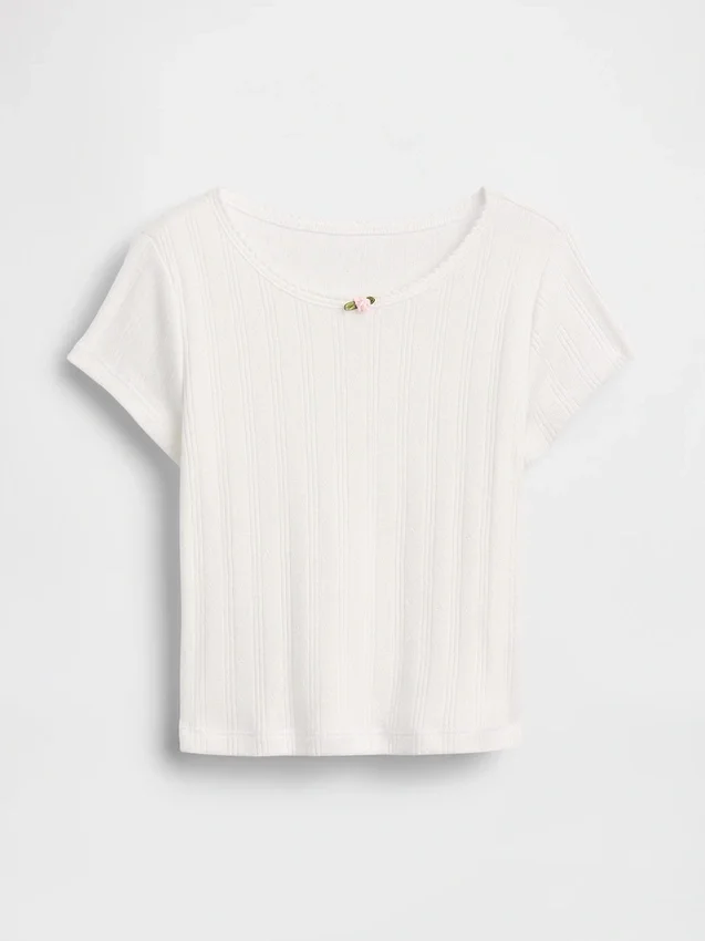 Baby & Toddler Pointelle Rib T-Shirt