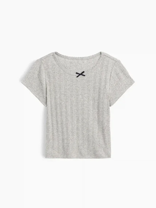 Baby & Toddler Pointelle Rib T-Shirt