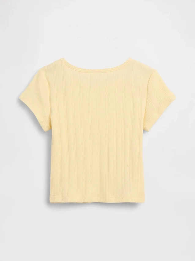 Baby & Toddler Pointelle Rib T-Shirt