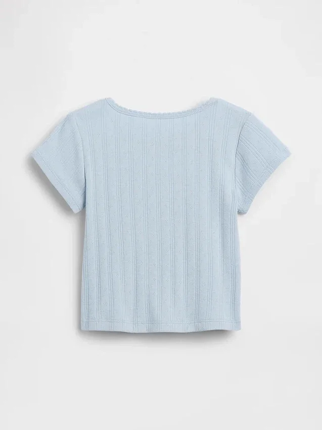 Baby & Toddler Pointelle Rib T-Shirt