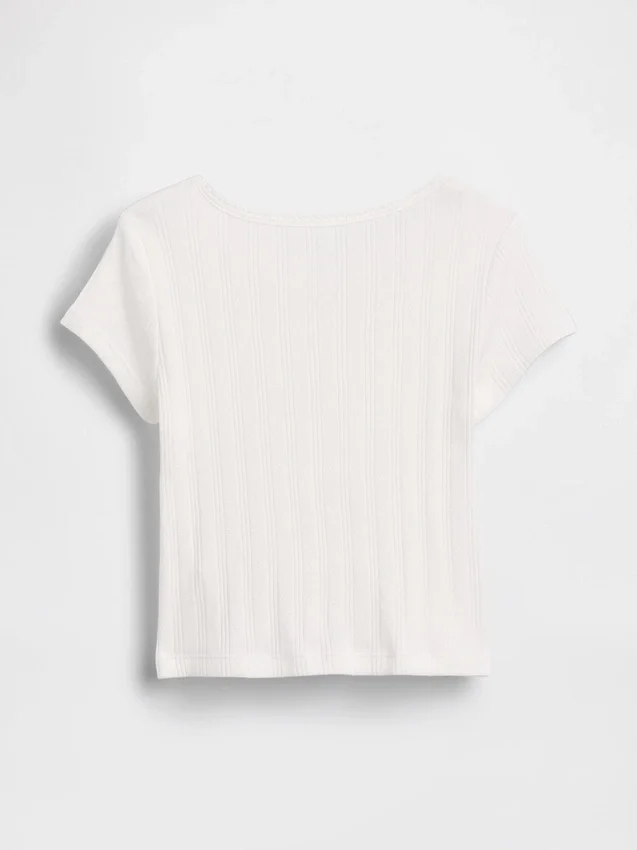 Baby & Toddler Pointelle Rib T-Shirt