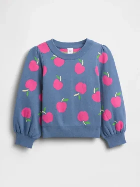 Baby & Toddler Puff-Sleeve Sweater