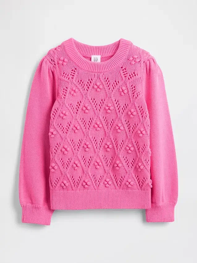 Baby & Toddler Puff-Sleeve Sweater