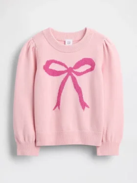 Baby & Toddler Puff-Sleeve Sweater