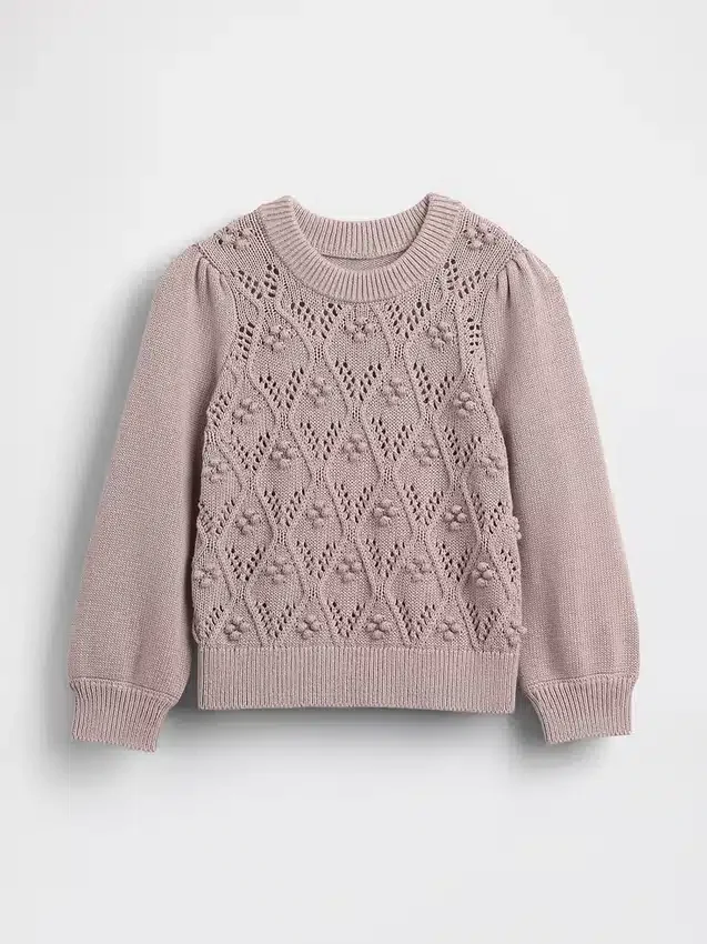 Baby & Toddler Puff-Sleeve Sweater