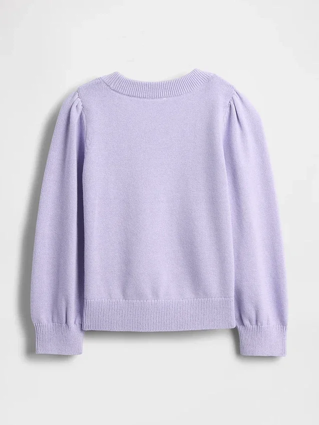 Baby & Toddler Puff-Sleeve Sweater