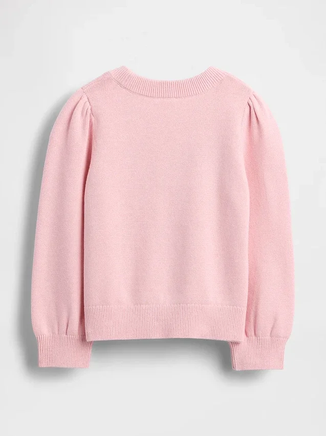 Baby & Toddler Puff-Sleeve Sweater