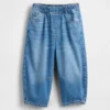 Baby & Toddler Pull-On Barrel Jeans