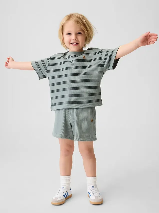 Baby & Toddler Pull-On Waffle Shorts