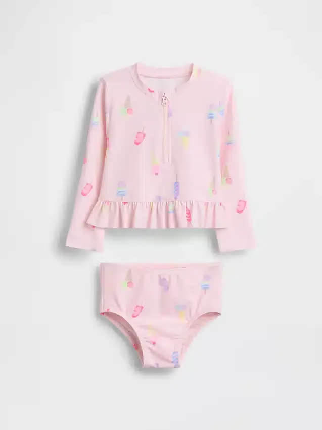 Baby & Toddler Rash Guard Swim Set