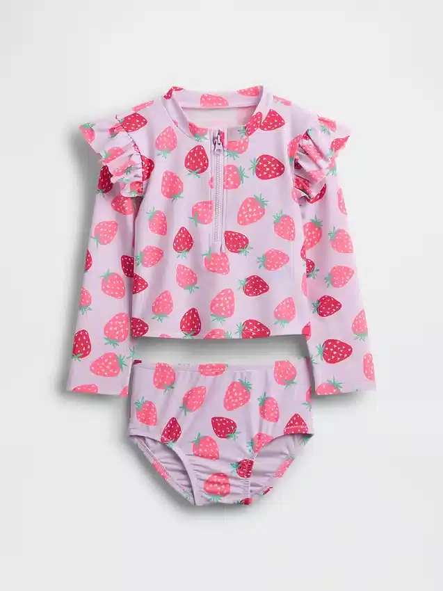 Baby & Toddler Rash Guard Swim Two-Piece