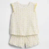 Baby & Toddler Recycled Ruffle Fruit Pj Short Set