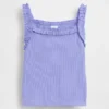 Baby & Toddler Rib Ruffle Apron Tank Top
