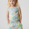 Baby & Toddler Rib Ruffle Apron Tank Top
