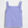 Baby & Toddler Rib Ruffle Apron Tank Top