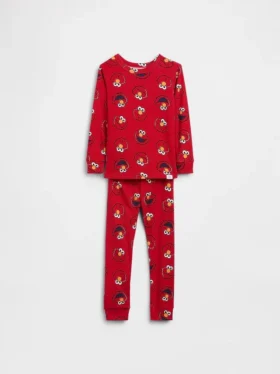 Baby & Toddler Sesame Street Organic Brushed Cotton Elmo Pj Set