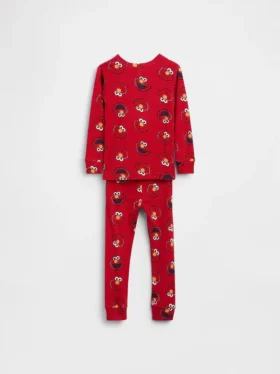 Baby & Toddler Sesame Street Organic Brushed Cotton Elmo Pj Set