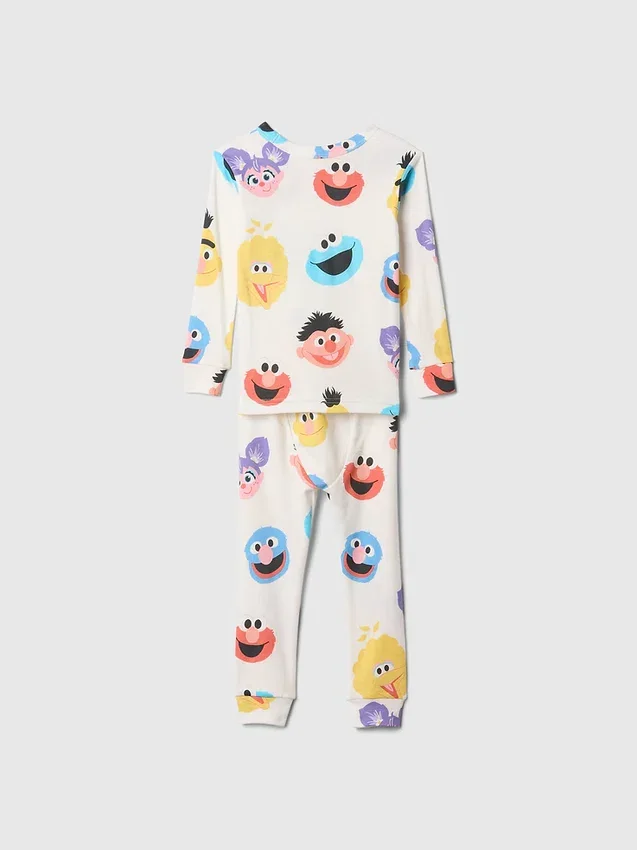 Baby & Toddler Sesame Street Organic Brushed Cotton Pj Set