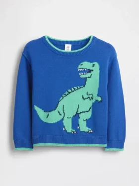 Baby & Toddler Shaker-Stitch Sweater