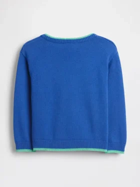 Baby & Toddler Shaker-Stitch Sweater