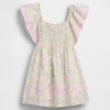 Baby & Toddler Smocked Flutter-Sleeve Dress