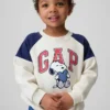 Baby & Toddler Snoopy Logo Raglan Sweatshirt