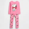Baby & Toddler Snoopy Organic Brushed Cotton Pj Set